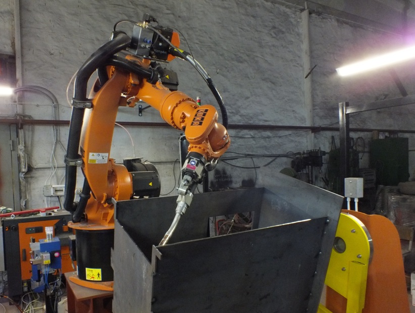 сварочный робот KUKA обеспечивает высокое качество сварных швов